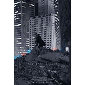 The Dark Knight (Reg) by LAURENT DURIEUX -Signed Ed. #/425 RARE Art Poster Mondo